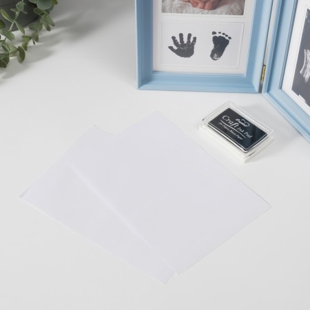 Photo frame plastic 8x12 cm "Our baby" Blue with a frame for ultrasound 2x36.5x22.7 cm-4