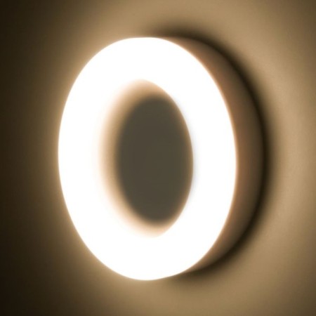 Lamp Wall-flowing Elektrostandard, Rim Led 18 W, 190x190x42 mm, IP65, white color-4