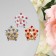 Brooch "Assorted" flowers, color mix (indivisible packing 12 pcs., Price per pcs.)