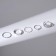 Ring set 5 pieces "perfect fingers" sophistication, color silver