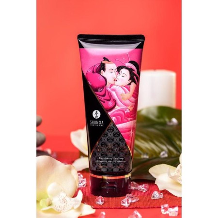 SHUNGA massage cream "Raspberry", edible, 200 ml-6