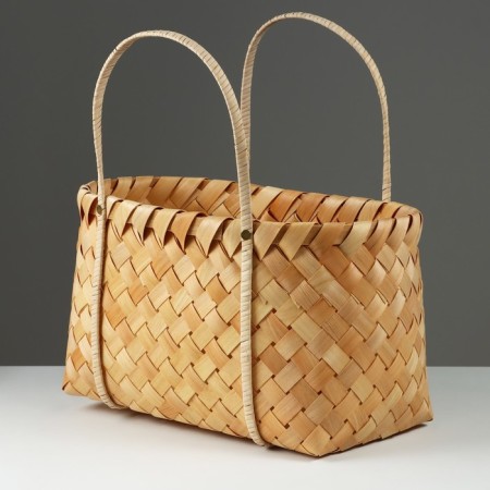 Set of wicker baskets, 40x26xh24/45 cm, 33x21xh23/41 cm, 2 pcs, sequoia-2