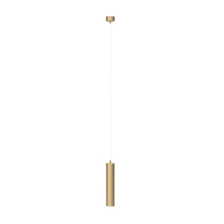 Suspended Technical P075PL-01MG, 1XGU10, 10W, 6x6x30 cm, color gold gold