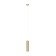 Suspended Technical P075PL-01MG, 1XGU10, 10W, 6x6x30 cm, color gold gold