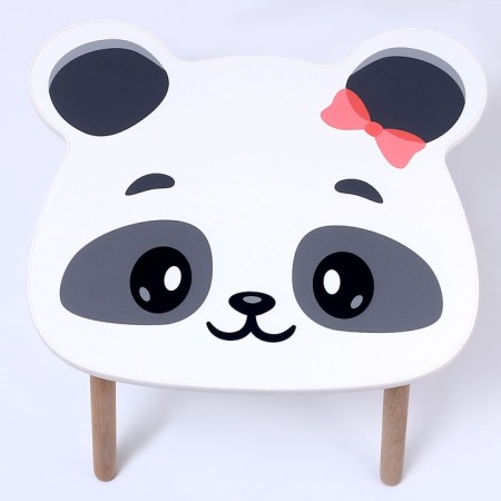 Children's table "Panda table" for girls-1
