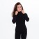 Women's thermal underwear (longshit, leggings), black color, size 46-48 (m)