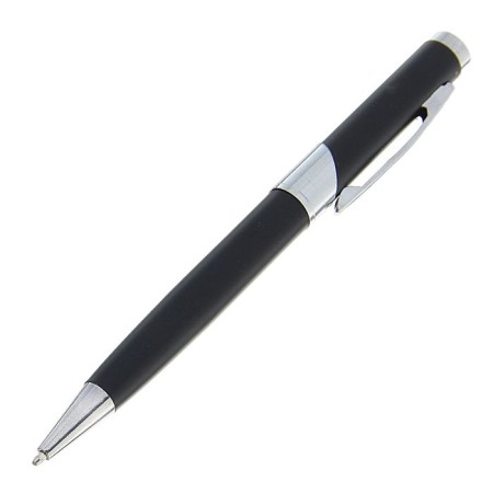 Gift handle, ball "business" in a plastic case, rotary, black with silver inserts-2