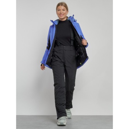 Ski jacket women's winter, size 48, purple color-9