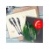 Balloon handle Cello Maxriter XS, node 0.7 mm, rubber emphasis, blue ink, transparent body