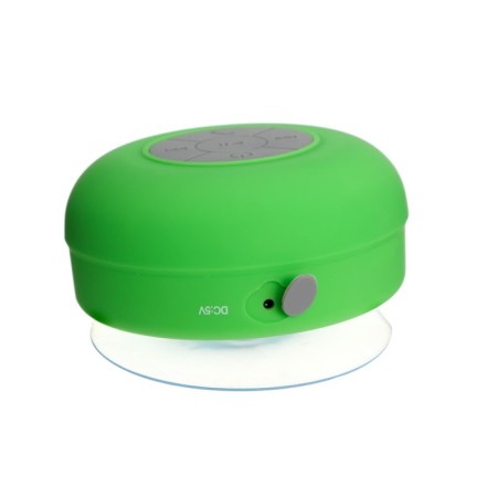 Portable column Luazon Lpck-06, 150 mAh, waterproof, on suction cup, green-3