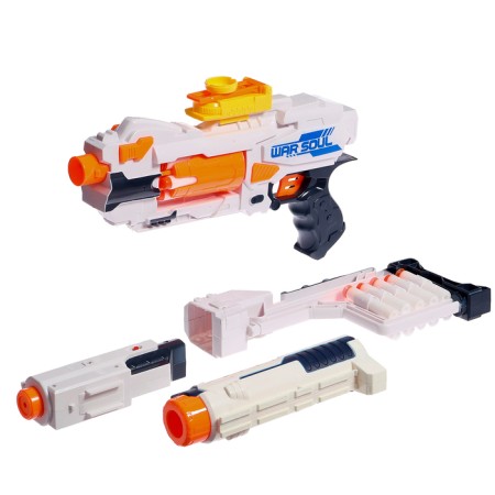 Blaster War Soul Gun Pro, shoots soft bullets, works from batteries-10