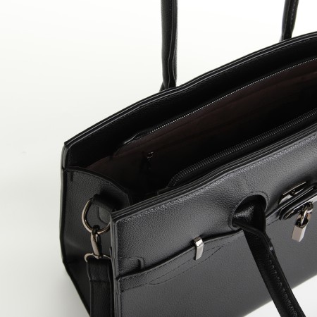 Bag Women's Tout, on a zipper, black color-5