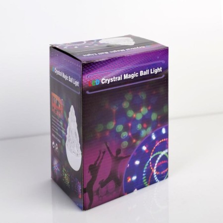Light device "spruce on the stand" 12 cm, glow RGB, 220 V-8
