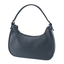 Female bag, artificial leather, blue 29x7x15 cm