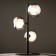 Freya FR5435TL-03B Shimmer, 248x248x461 mm desktop lamp, G9, 3x25W, black color