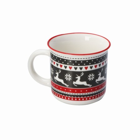 Porcelain shade mug "New Year. Deer ", 380 ml-1