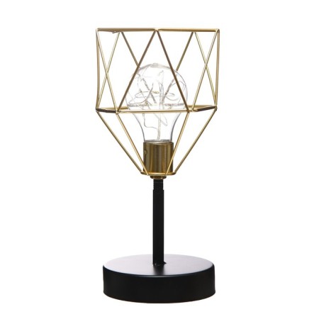ANTERN "Alter" LED from batteries 3haa black-gold 25x12x12 cm Risalux-9