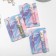 Set 2 objects: bracelet, lip gloss "unicorn" Strazinka, red color, 6 cm