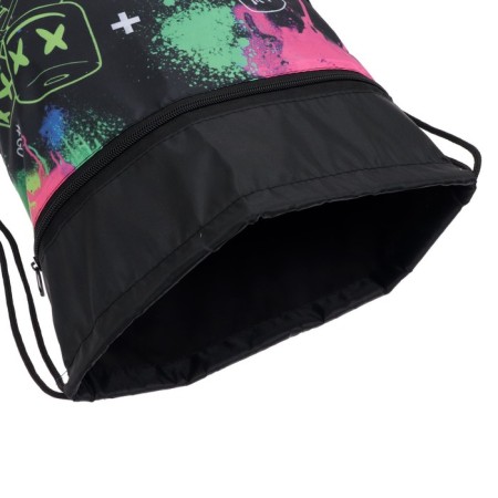 A bag for shoes with a pocket of 420 x 340 mm, calligrata MSO-7C, (soft polyester, density 210D), "Night"-4