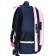 Frame, 36 x 28 x 20 cm, Grizzly, from Plyusha, + keychain, dark blue/pink
