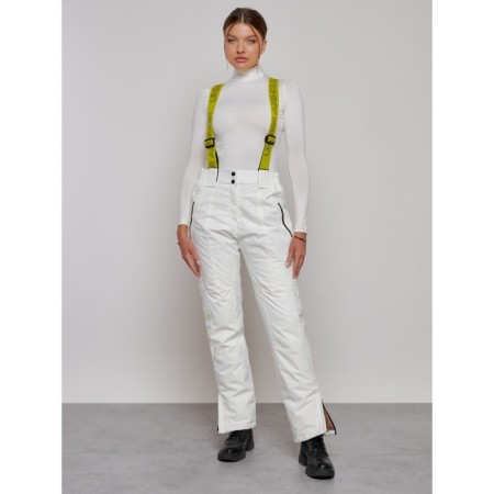 Semi -combinezone ski insulated female winter, size 48, white color