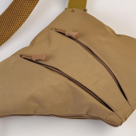 Bag on the shoulder "Adventure", khaki, 23 x 30 cm-2