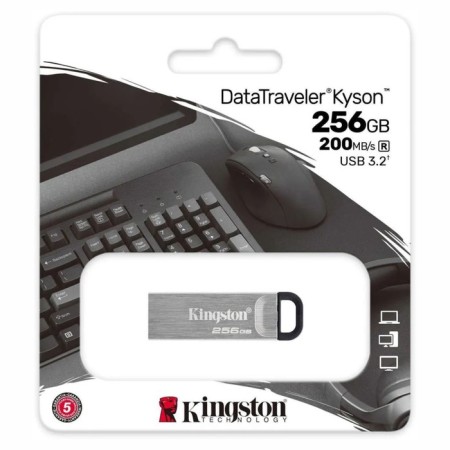 USB flash drive_256 GB Kingston DT Kyson DTKN/256GB/USB 3.2/Read 200MB/S/WRITE 60MB 106987