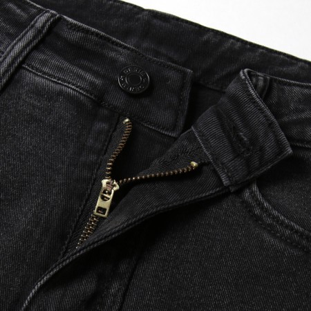 Jeans insulated female, gray color, size 27 (42/44)-7