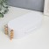 Casket Case for jewelry Plastic "Oval" white 23.5x6.5x11.5 cm