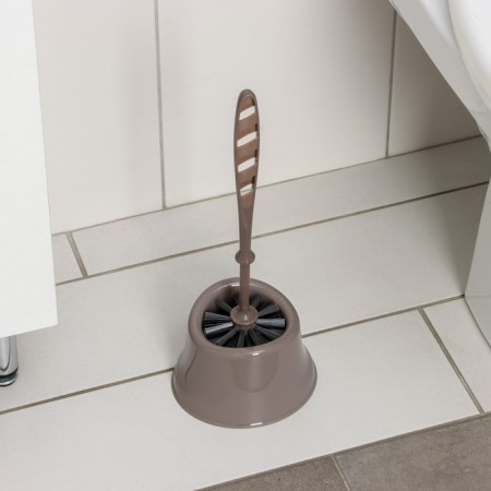 Black for the toilet with a stand "Capri", 14 × 12.5 × 37 cm, brown color-1