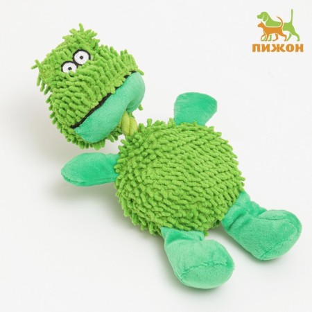 Textile toy "Space Dino", 32 x 19 cm, green