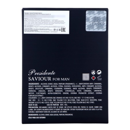Perfumery Water men's Presidente Savior (based on Dior Sauvage), 100 ml-4