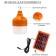 Camping battery lamp, 10 W, 10 LED, 500 mAh, solar battery