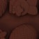 Form for decorations of the share "Easter", silicone, 18.8 × 10 × 1.5 cm, 8 cells, brown color