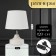 Traffic lamp with lampshade Risalux “Shine”, 1 × 40 W, E27, White, 17 × 17 × 24 cm