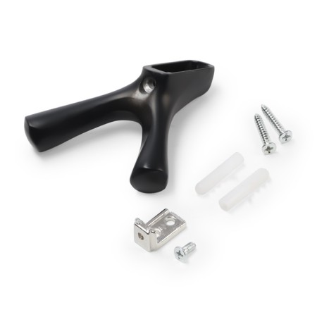 Furniture hook CAPPIO PAW, two -rod, black color-6