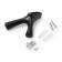Furniture hook CAPPIO PAW, two -rod, black color