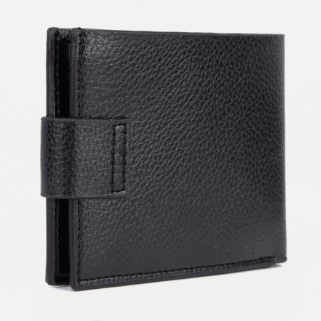Male purse on a magnet, black color-1