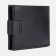 Male purse on a magnet, black color