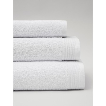 Set of terry white towels, size 30x50 cm, 50x100 cm, 70x140 cm-8