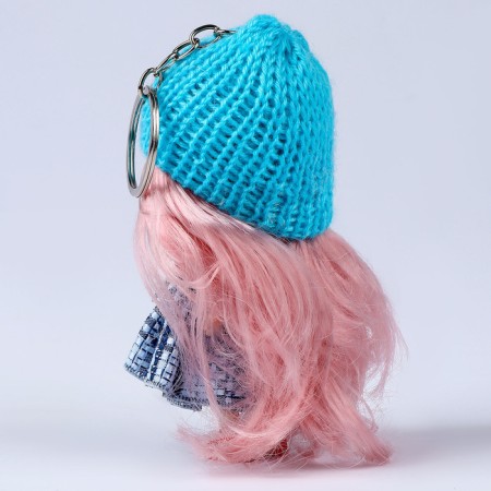 Trick "Doll" in a knitted cap, 9 cm-3