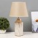 Laura table lamp E14 40W white-gold 22x22x39 cm