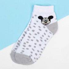 Socks Mickey Mouse, White, 14-16 cm