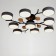 Chandelier 1316/9GR LED 216W 3000-6000K gray 87x87x17 cm Bayerlux