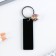 Acrylic key keychain, "Meow" plate, 8 x 2 cm