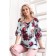 Female blouse, size 50, blue color