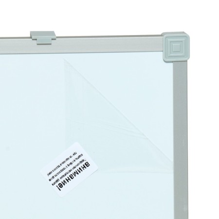 Magnetic-marker board 100x150 cm, calligrata standard, in an aluminum frame, with a shelf-7
