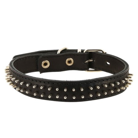 Leather leather "Hedgehog" two-layer, Osh 39-46 x 2.5 cm, mix of flowers