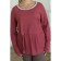 Female blouse, size 54, burgundy color