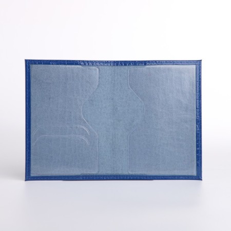 Cover for passport, blue color-4